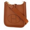 Borsa a tracolla Hermès  Mini Evelyne in pelle togo gold - 00pp thumbnail