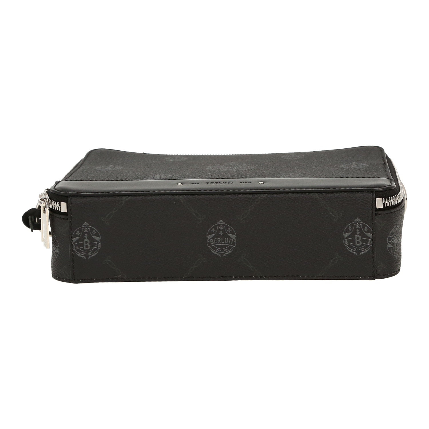 Berluti shoulder bag in black leather - Detail D1