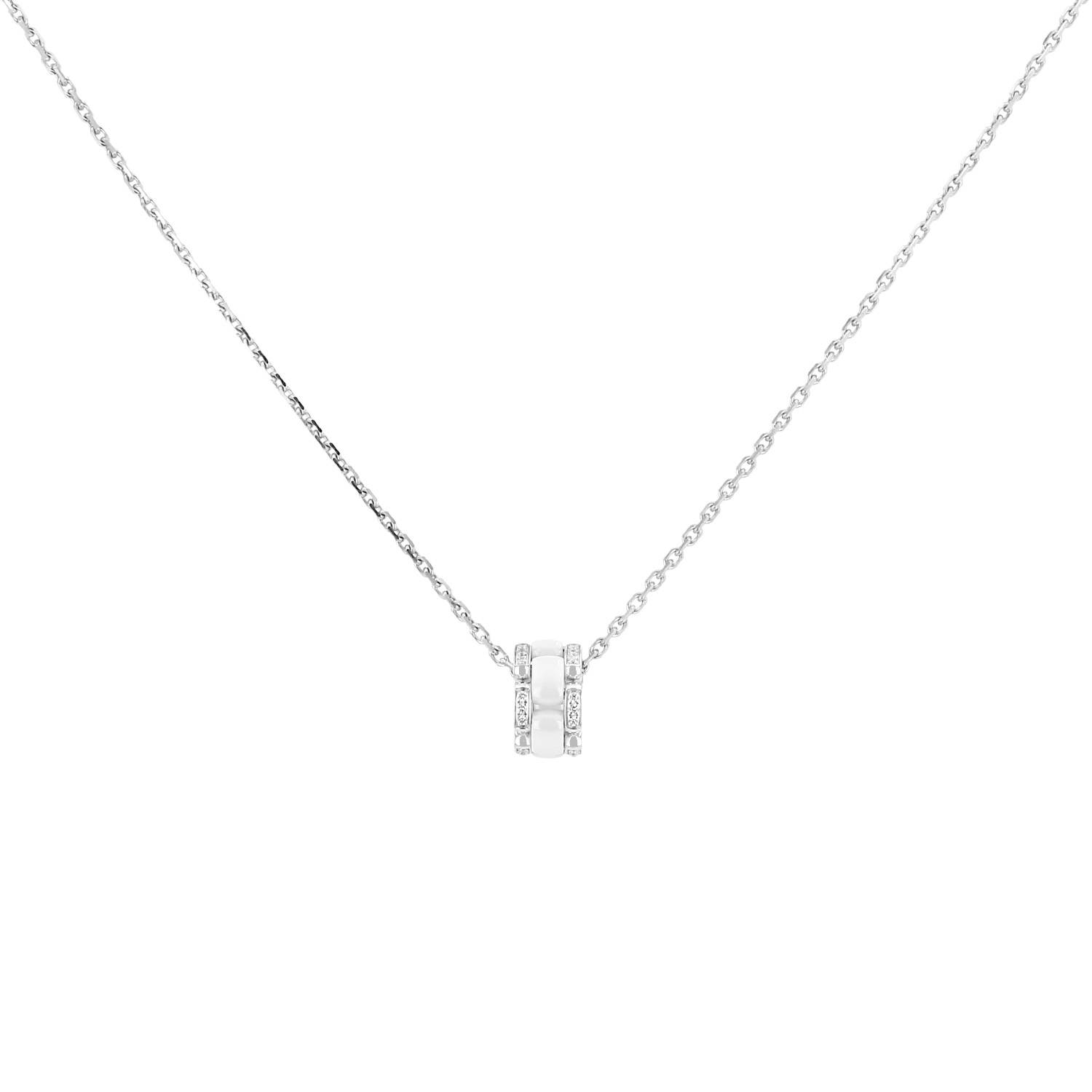 Collana Chanel Ultra in oro bianco e ceramica