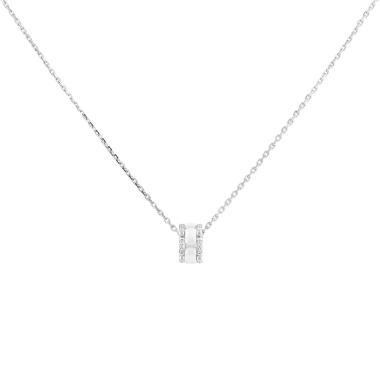 Collar Chanel Ultra de oro blanco y cerámica