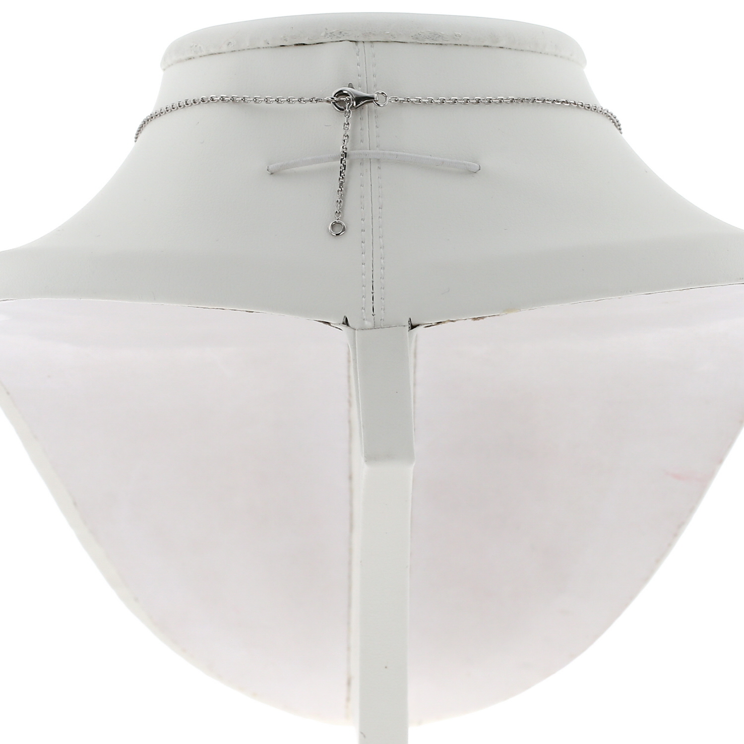 Collana Chanel Camelia in oro bianco, onice e diamanti - Detail D4