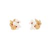 Tasaki  earrings in 14 carats yellow gold, cultured pearls and ruby - 00pp thumbnail