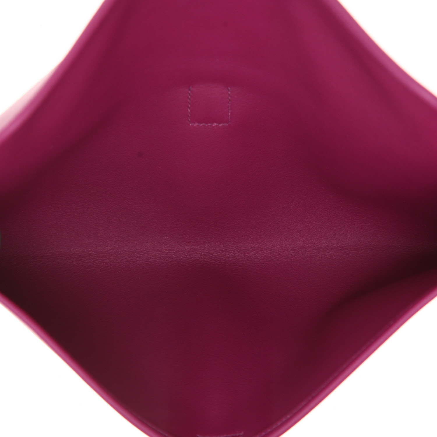 Pochette Hermès  Jige en cuir Swift violet Anemone et alligator violet Amethyst - Detail D3