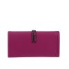 Hermès  Jige pouch  in purple Anemone Swift leather  and purple Amethyst alligator - Detail D4 thumbnail