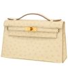Hermès  Kelly - Clutch pouch  in Nata ostrich leather - 00pp thumbnail