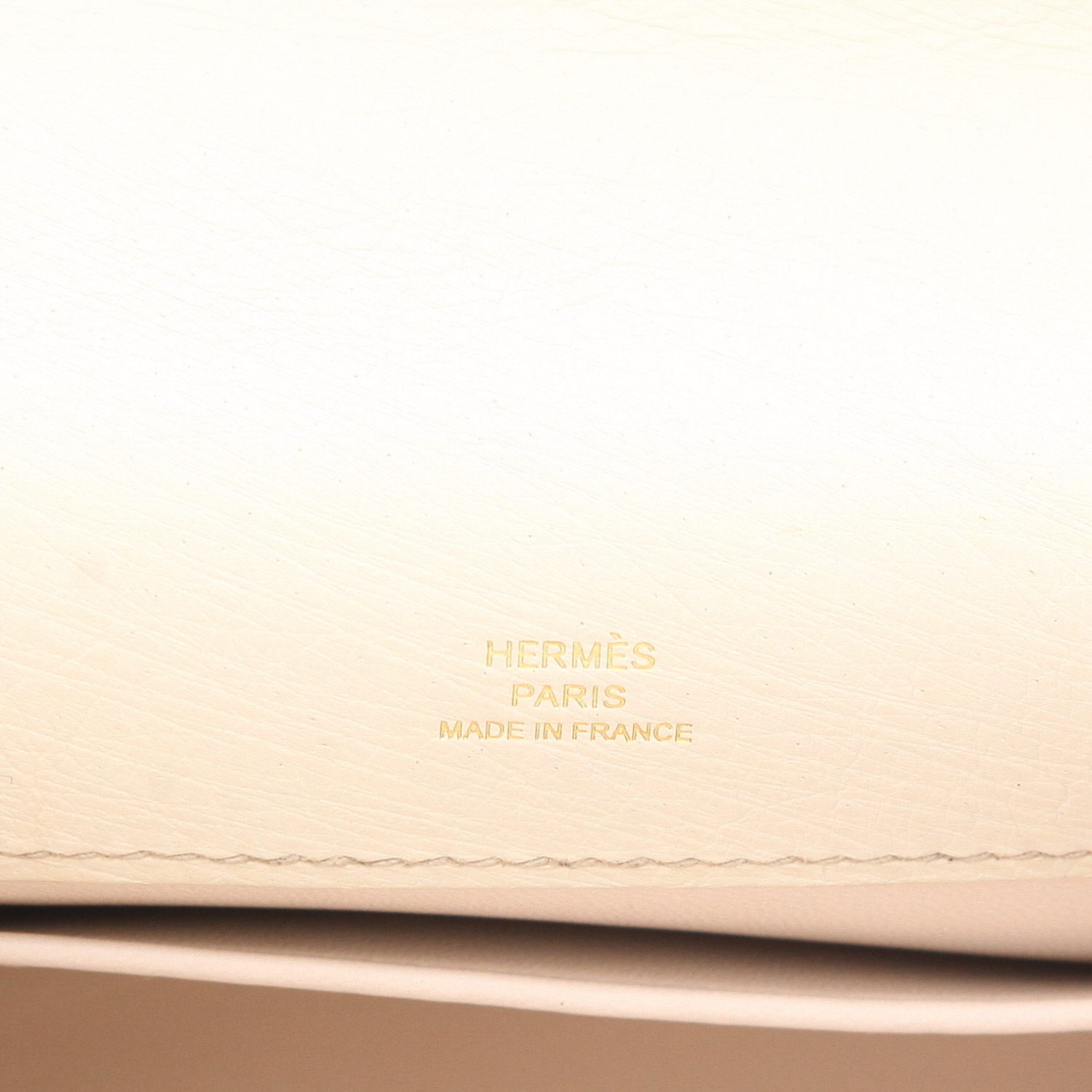 Pochette Hermès  Kelly - Clutch en autruche Nata Boreal - Detail D2