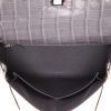 Borsa Hermès  Kelly 32 cm in alligatore grigio - Detail D3 thumbnail