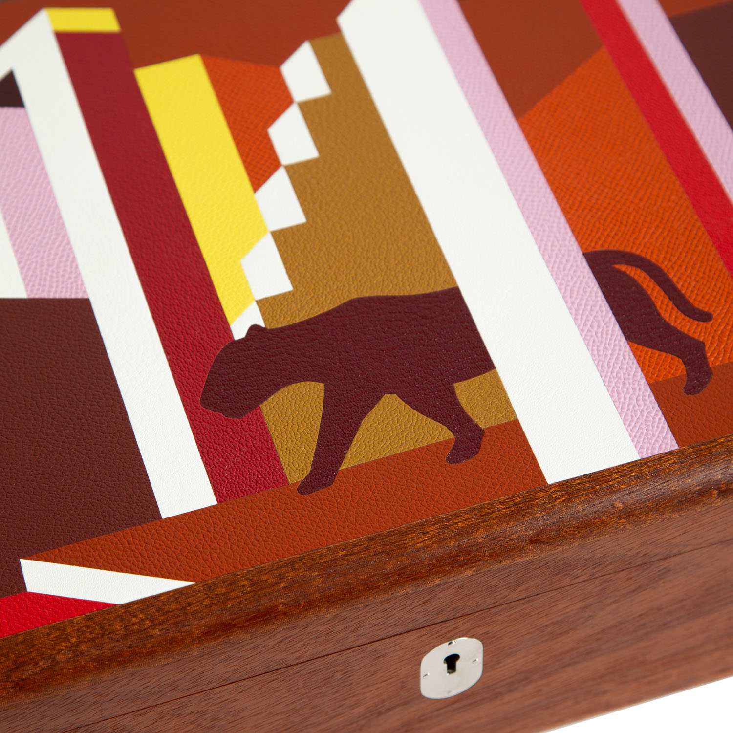 Hermès, 'Casaque Félin dans un Jardin Mexicain' box - 2024 - Detail D3
