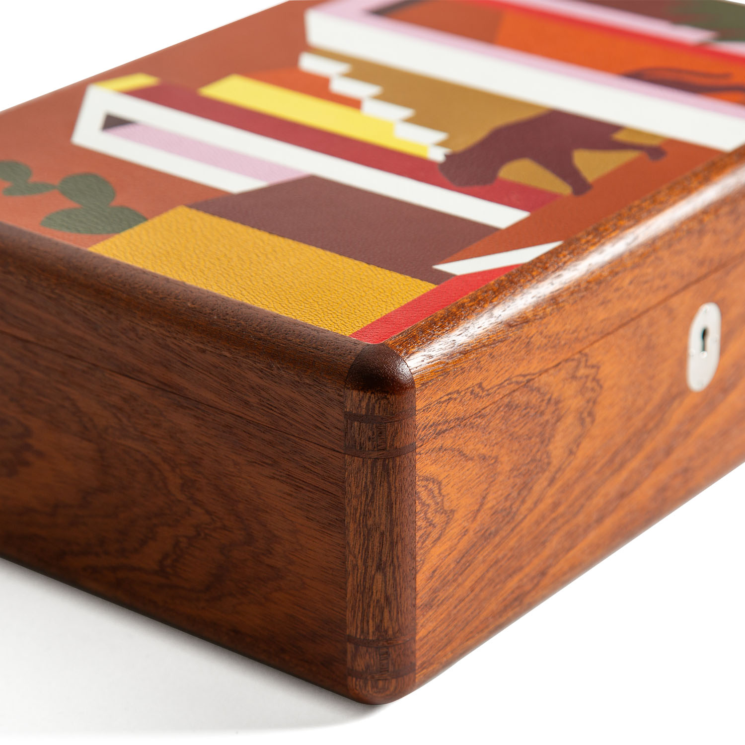 Hermès, 'Casaque Félin dans un Jardin Mexicain' box - 2024 - Detail D4