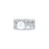 Mikimoto ring in platinium, cultured pearl and diamonds - 00pp thumbnail