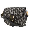 Dior  Bobby medium model  shoulder bag  in blue monogram canvas  and blue leather - 00pp thumbnail