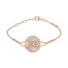 Fred Chance Infinie bracelet in pink gold, mother of pearl and diamonds - 00pp thumbnail