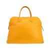 Hermès  Bolide - Travel Bag travel bag  in yellow Courchevel leather - Detail D4 thumbnail