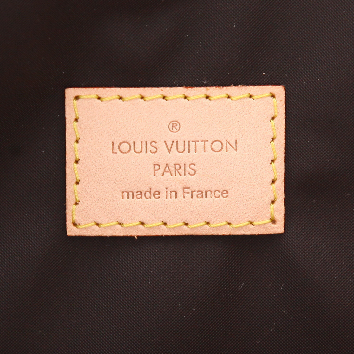 Borsa da viaggio Louis Vuitton Baxter in tela Monogram e pelle naturale - Detail D2