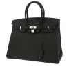 Bolso de mano Hermès  Birkin 35 cm en cuero epsom negro - 00pp thumbnail