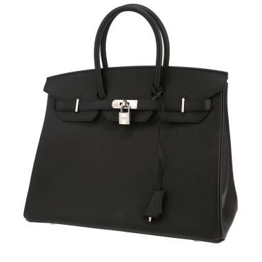 Sac à main Hermès  Birkin 35 cm en cuir epsom noir