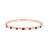 Brazalete Bulgari Serpenti Viper de oro rosa y cornalina - 00pp thumbnail