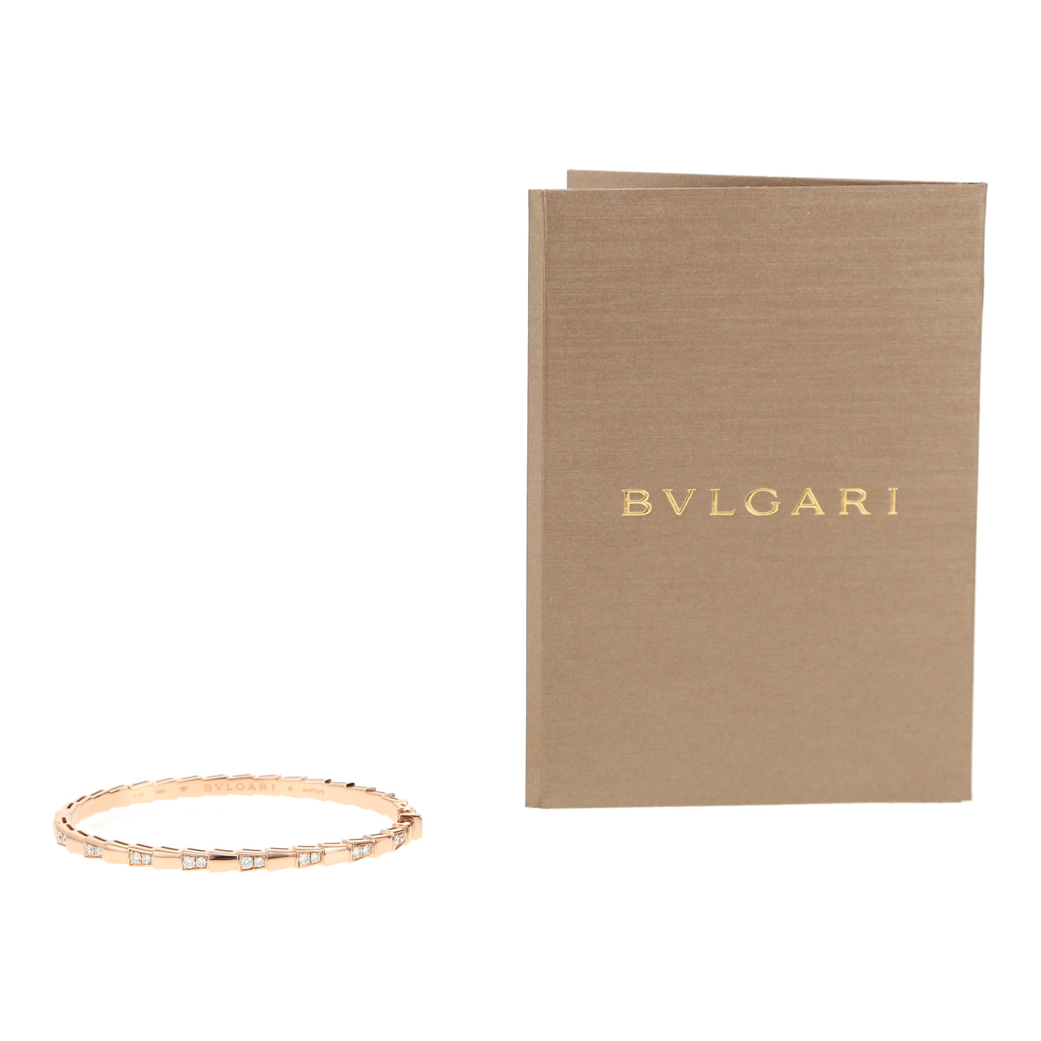 Bracciale Bulgari Serpenti Viper in oro rosa e diamanti - Detail D2