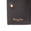 Dior  Caro wallet  in black grained leather - Detail D2 thumbnail