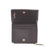 Dior  Caro wallet  in black grained leather - Detail D3 thumbnail