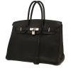 Sac à main Hermès  Birkin 35 cm en cuir Evergrain noir - 00pp thumbnail