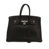Sac à main Hermès  Birkin 35 cm en cuir Evergrain noir - 360 thumbnail
