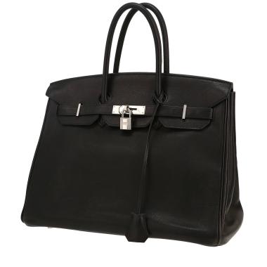 Hermès  Birkin 35 cm handbag  in black Evergrain leather