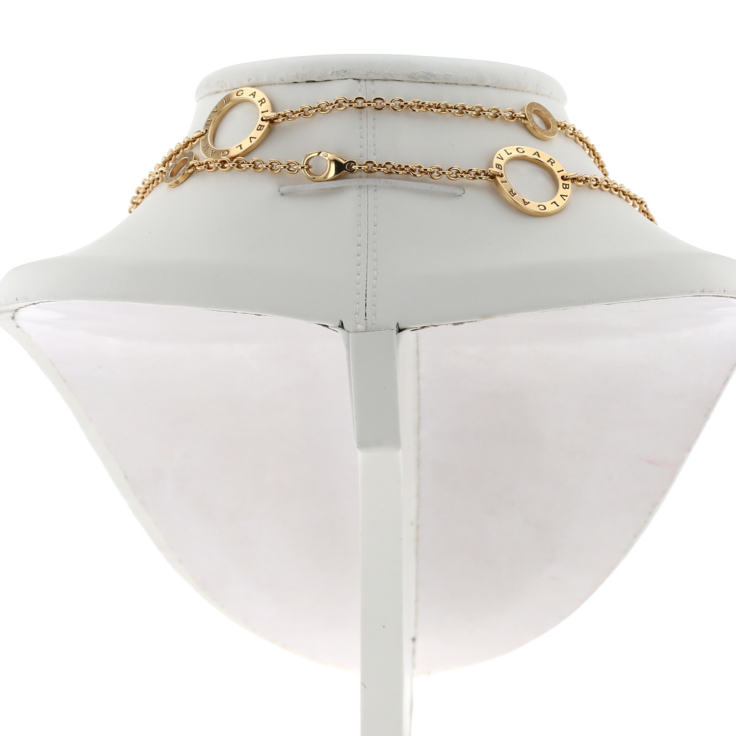 Bulgari Bulgari Bulgari long necklace in yellow gold - Detail D4