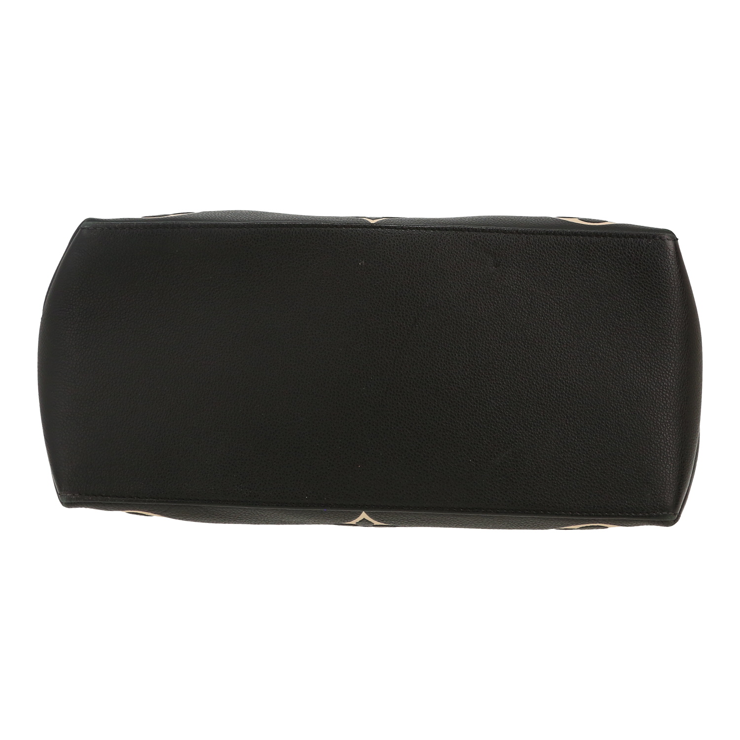 Louis Vuitton Grand Palais handbag in black and beige monogram leather - Detail D1