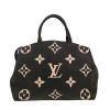 Sac à main Louis Vuitton  Grand Palais en cuir monogram noir et beige - Detail D4 thumbnail