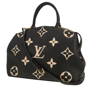 Borsa Louis Vuitton  Grand Palais in pelle monogram nera e beige