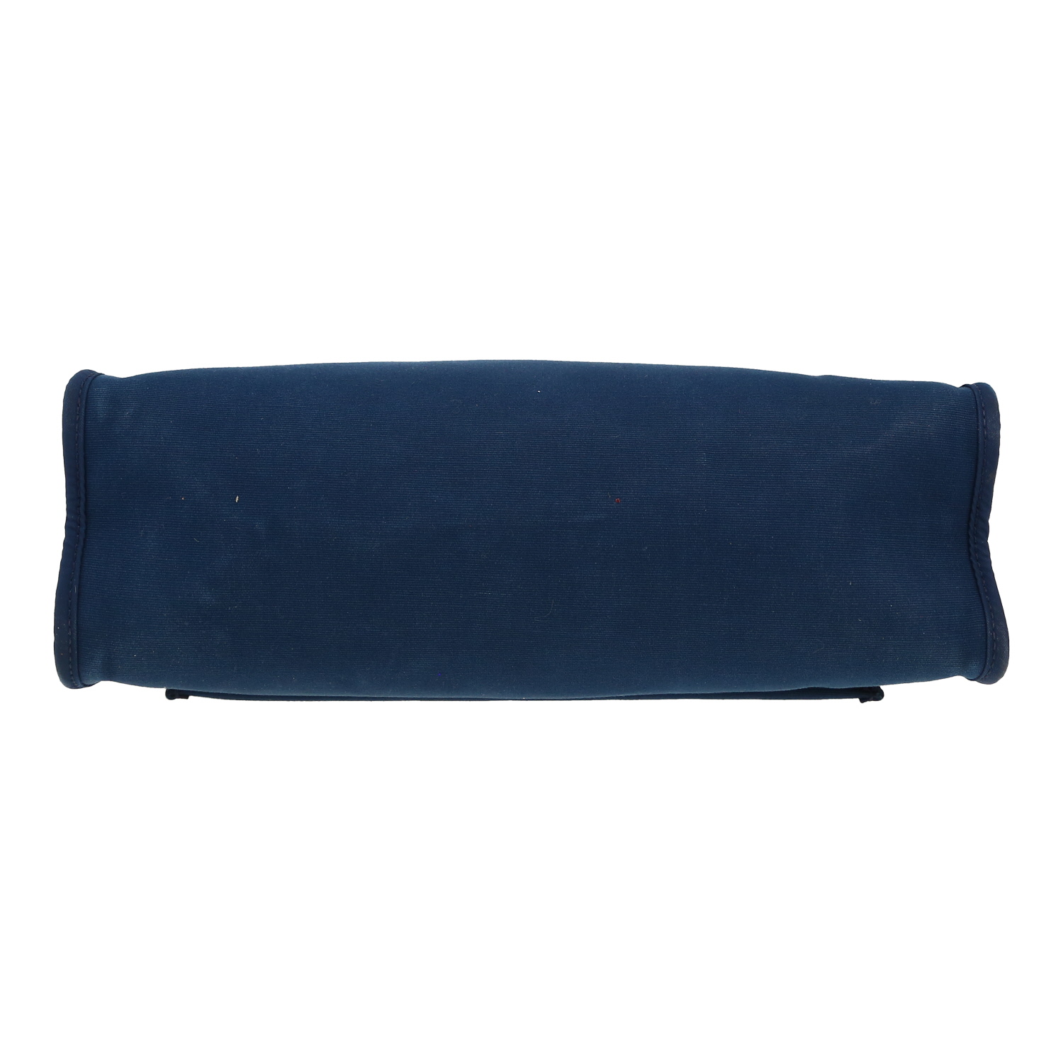 Hermès  Herbag handbag  in blue canvas  and Hunter cowhide - Detail D1