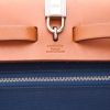 Borsa Hermès  Herbag in tela blu e mucca Hunter - Detail D2 thumbnail