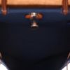 Bolso de mano Hermès  Herbag en lona azul y vaca Hunter - Detail D3 thumbnail