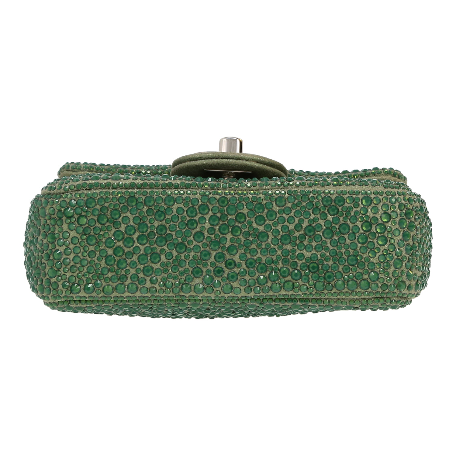 Sac bandoulière Chanel  Timeless Extra Mini en cuir irisé vert - Detail D1