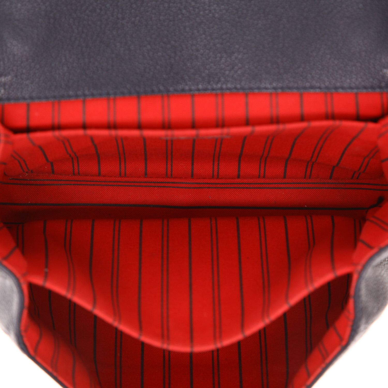 Bolso bandolera Louis Vuitton  Metis en cuero monogram huella azul marino - Detail D3