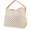 Borsa Louis Vuitton  Delightful in tela a scacchi azzurro e pelle naturale - 00pp thumbnail