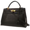 Borsa Hermès  Kelly 32 cm in alligatore nero - 00pp thumbnail