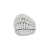 Bague De Grisogono Ventaglio en or blanc et diamants - 00pp thumbnail