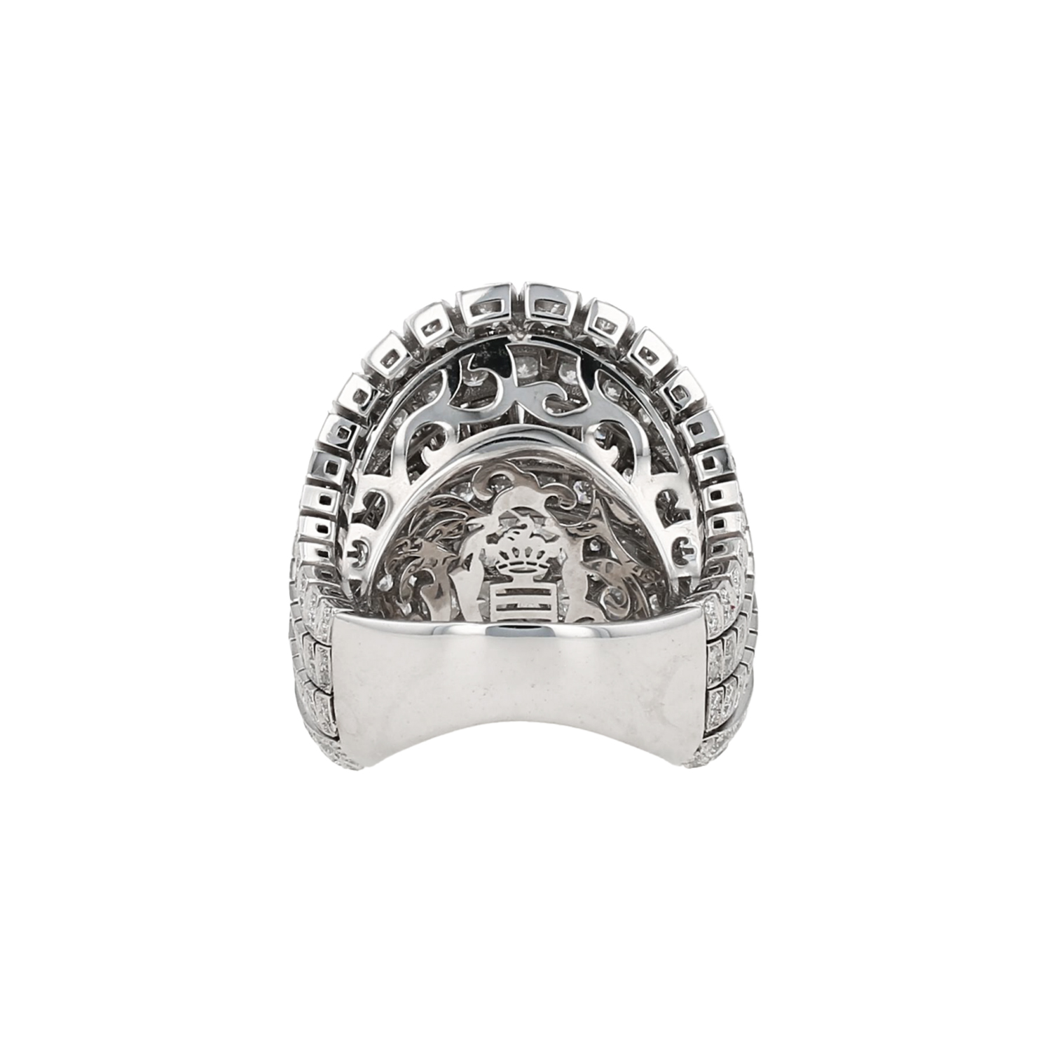 De Grisogono Ventaglio ring in white gold and diamonds - Detail D4