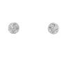 Cartier Galanterie small model small earrings in white gold and diamonds - 360 thumbnail