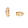 Paire de boutons de manchette Cartier Trinity en 3 ors - 00pp thumbnail