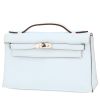 Hermès  Kelly - Clutch pouch  in Bleu Brume Swift leather - 00pp thumbnail