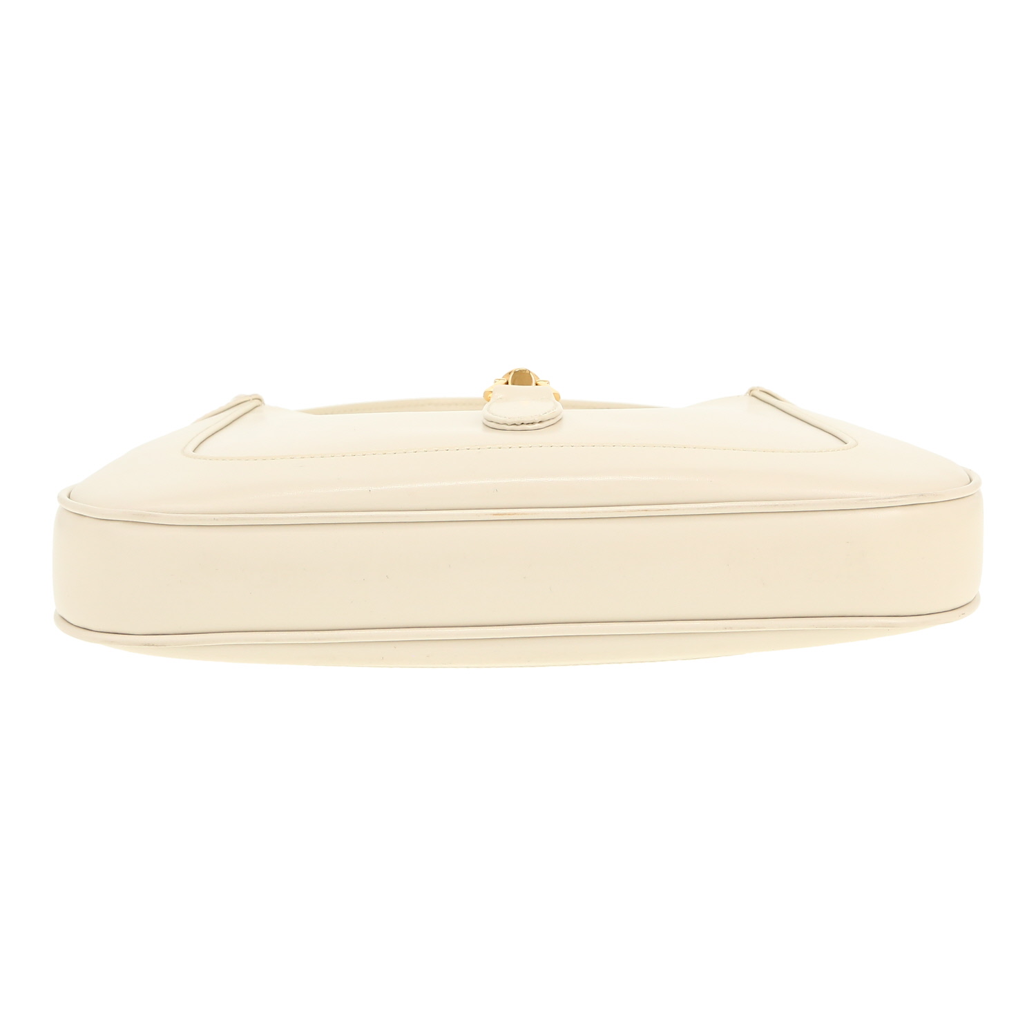 Gucci Jackie shoulder bag in white leather - Detail D1