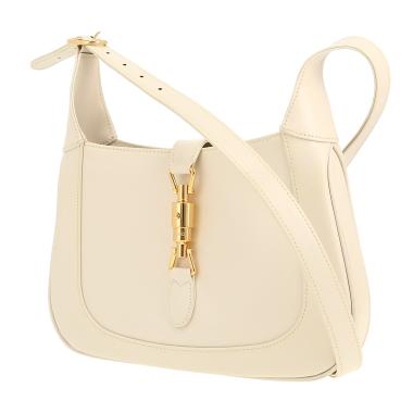 Gucci  Jackie shoulder bag  in white leather
