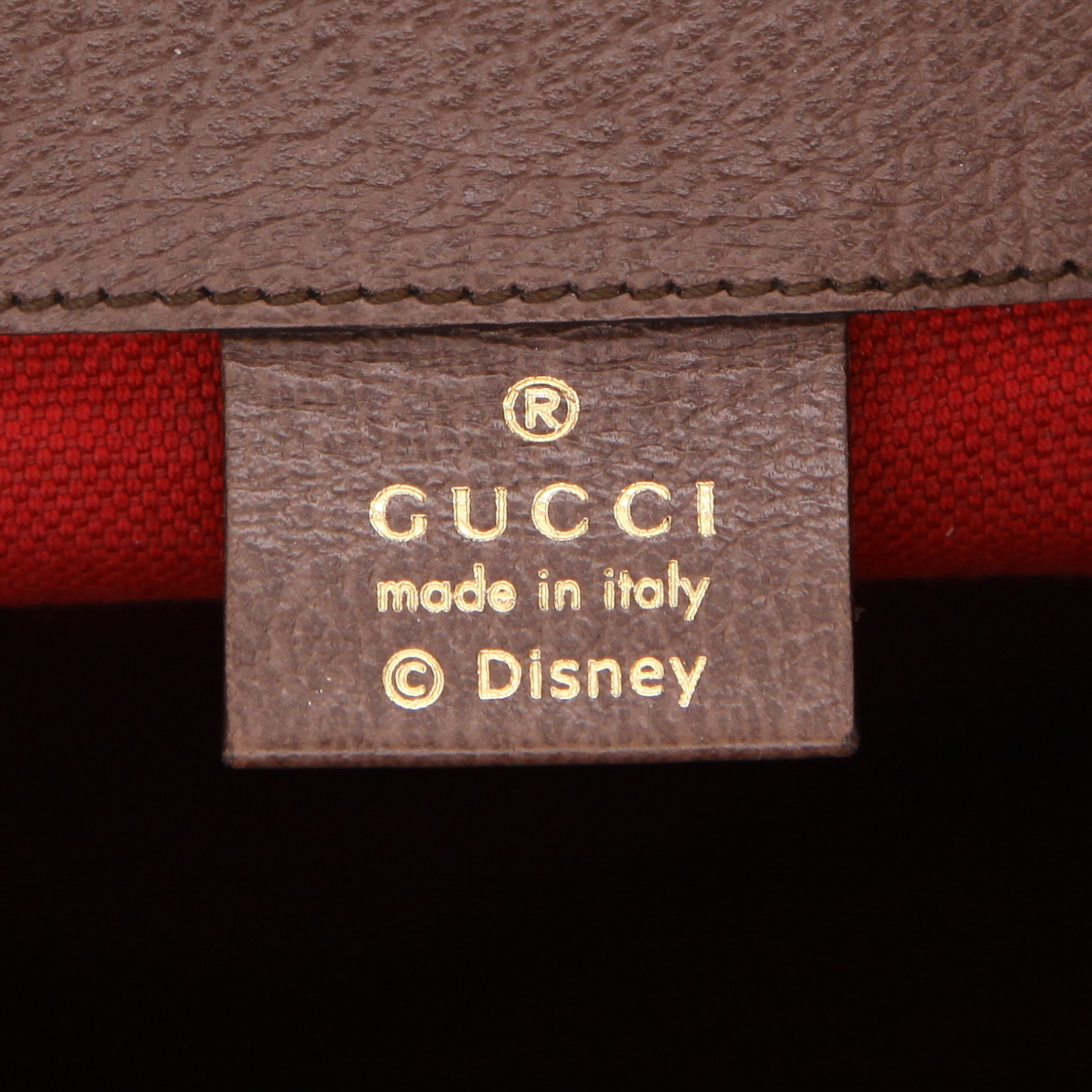 Gucci   backpack  "sûpreme GG" canvas  and brown leather - Detail D2
