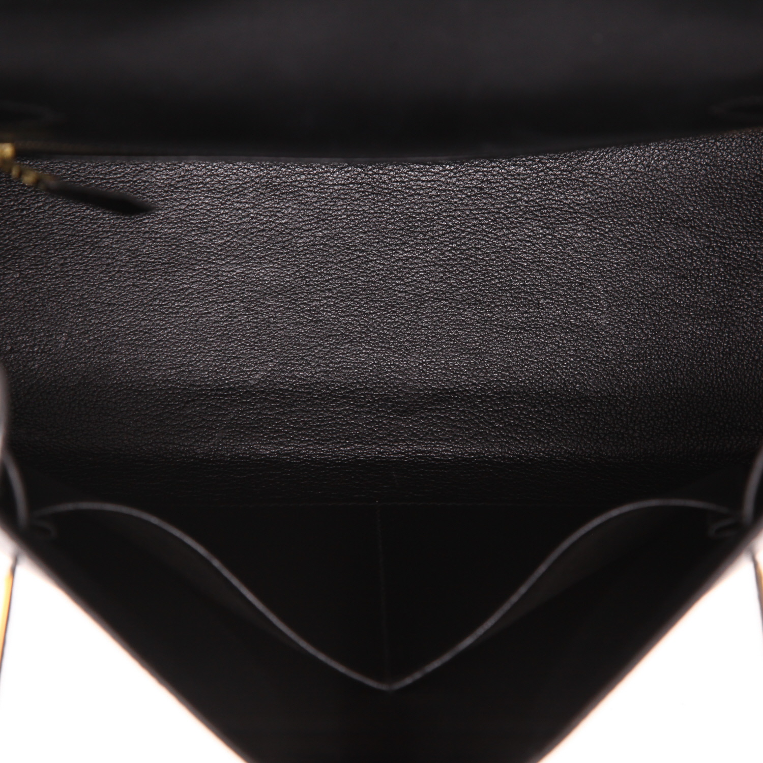 Sac à main Hermès  Kelly 28 cm en cuir box noir - Detail D3