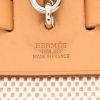 Hermès  Herbag bag  "H" canvas  and Hunter cowhide - Detail D2 thumbnail