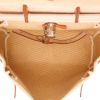 Hermès  Herbag bag  "H" canvas  and Hunter cowhide - Detail D3 thumbnail