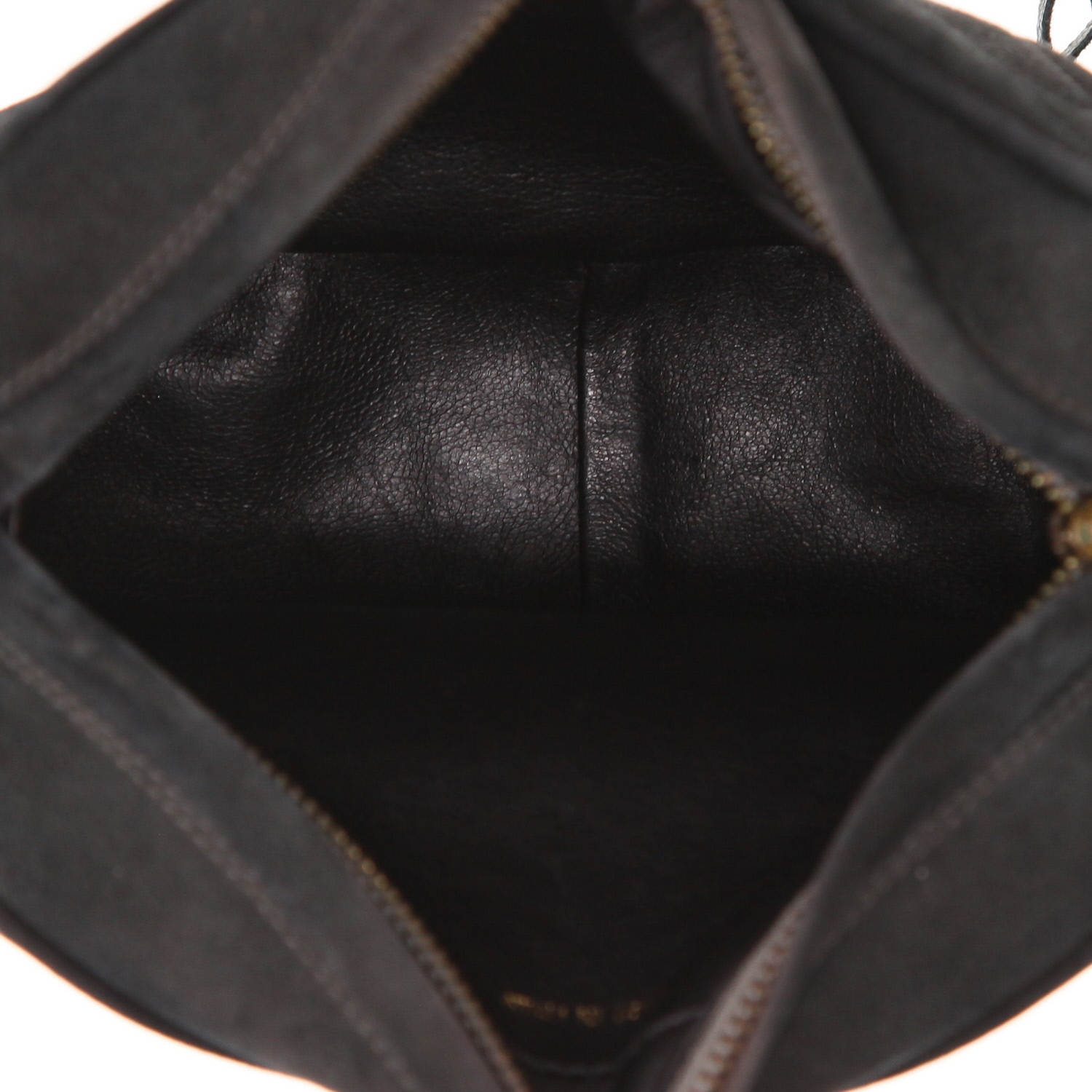 Sac à main Chanel Vintage en Veau velours noir - Detail D3